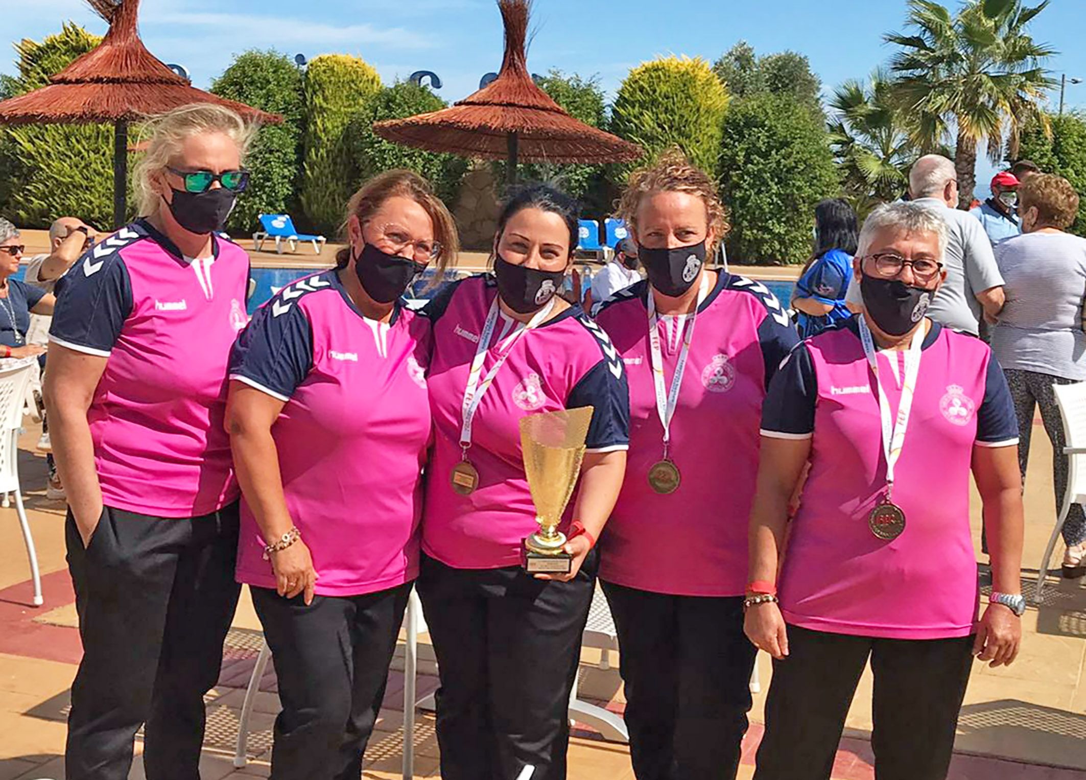El club petanca La Salceda bronce en el nacional femenino de tripletas3