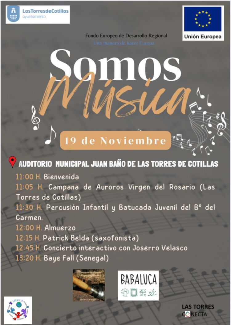 Cartel jornada Somos musica