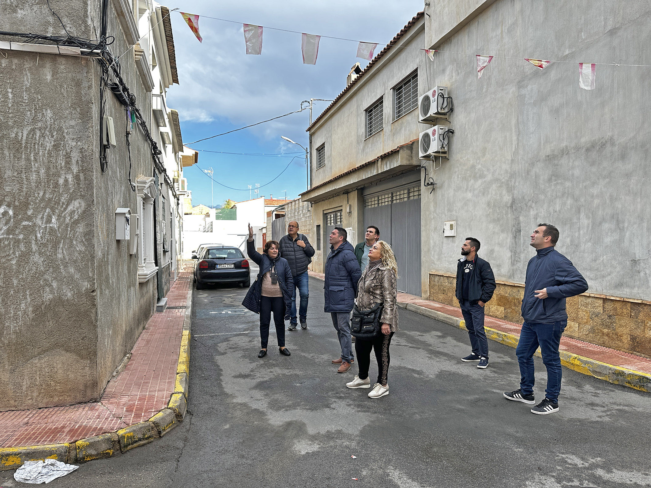 El alcalde Pedro José Noguera visita Los Pulpites para revisar las principales necesidades de la zona