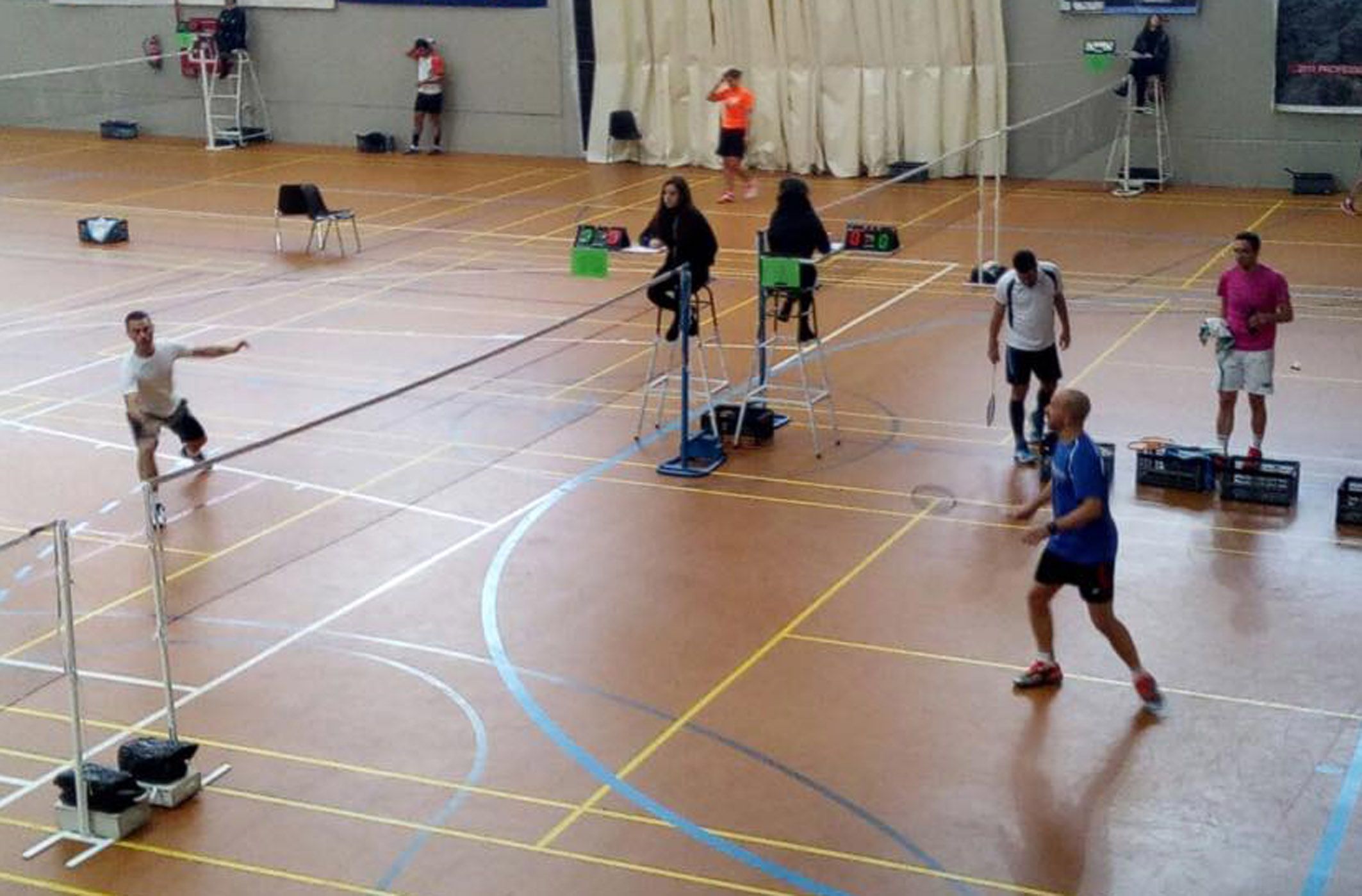 El torreño Cándido Osorio, ganador de la cuarta prueba del Circuito Nacional de Veteranos de bádminton 3